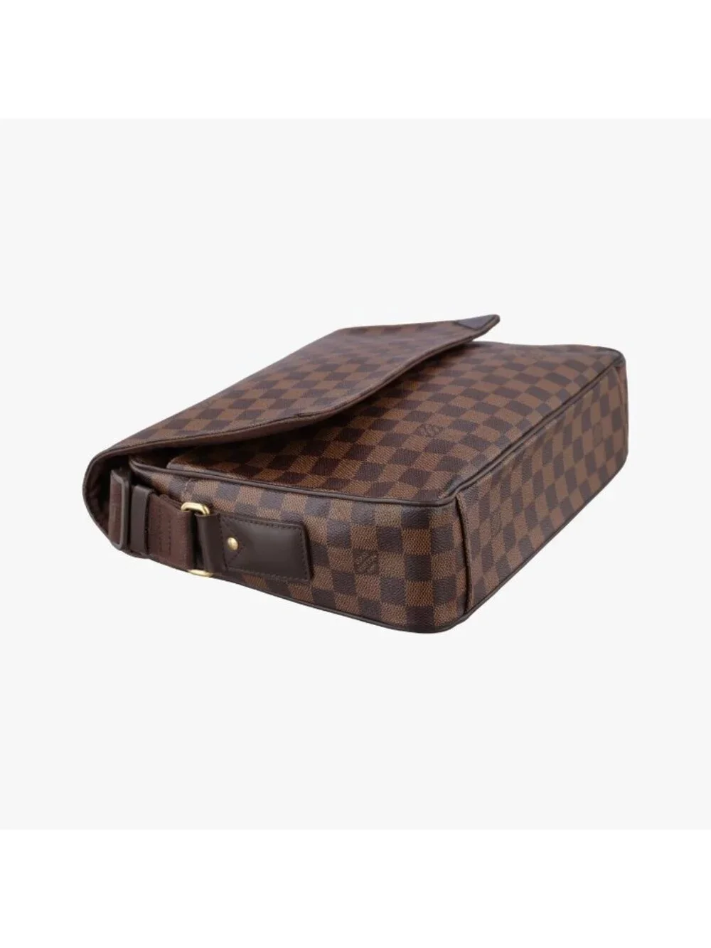Louis Vuitton Shelton MM Ebene Damier Canvas Shoulder Bag